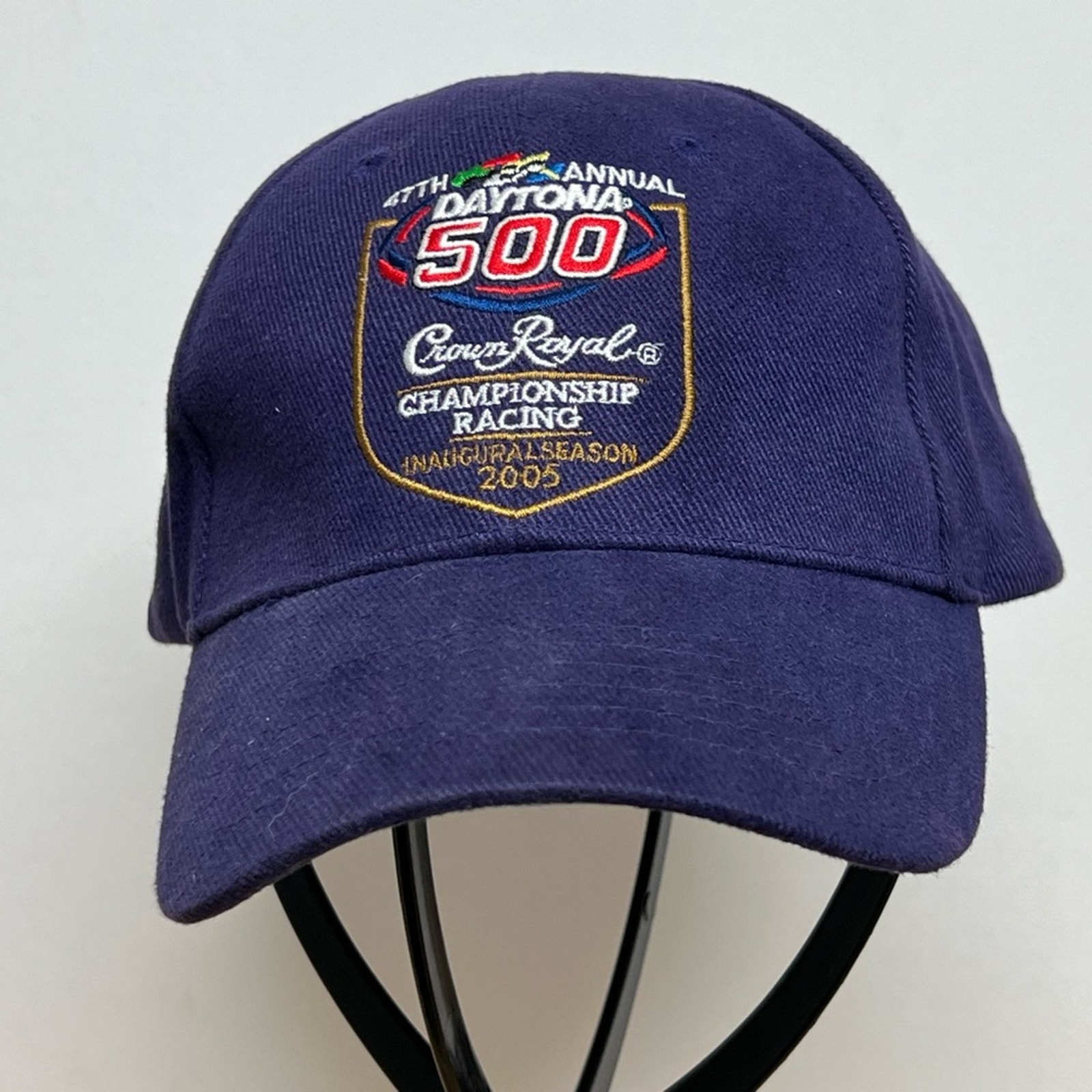 Vintage Y2k Nascar Daytona 500 Crown Royal Championship Racing Hat Cap Official